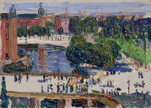 Amsterdam - Blick aus dem Fenster