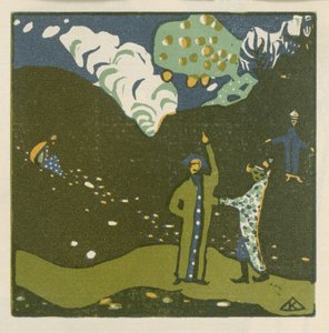 Apfelbaum (Blatt 39 aus: „Klänge“) von Wassily Kandinsky