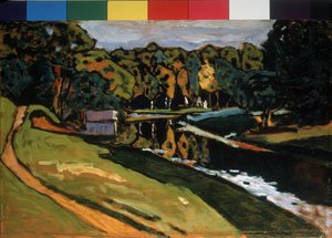 "Herbst" Gemälde von Vassily Kandinsky (oder Wassily Kandinski oder Kandinskij) von Wassily Kandinsky