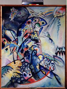 Blauer Kamm von Wassily Kandinsky