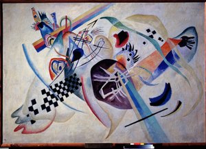 Komposition Nr. 224. Auf dem Weiß von Wassily Kandinsky