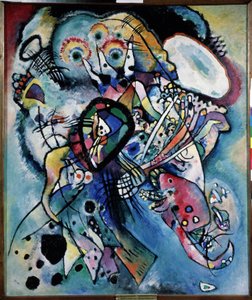 Zwei Ovale (Komposition Nr. 218). Aquarell von Wassily Kandinsky von Wassily Kandinsky