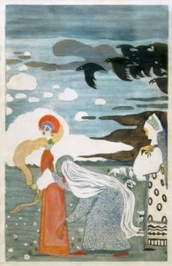 Die Raben von Wassily Kandinsky