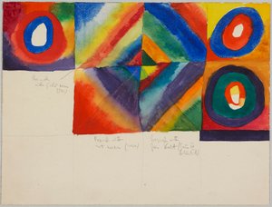 Farbstudien mit Angaben zur Maltechnik von Wassily Kandinsky