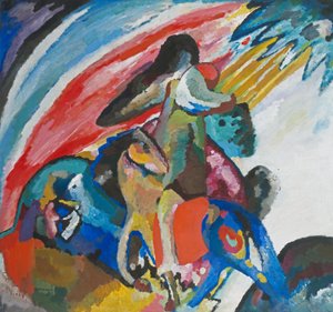 Improvisation 12 Der Reiter von Wassily Kandinsky