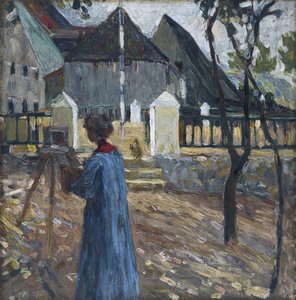 Kallmünz – Gabriele Münter beim Malen II