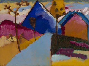 Kochel - Gerade Straße von Wassily Kandinsky