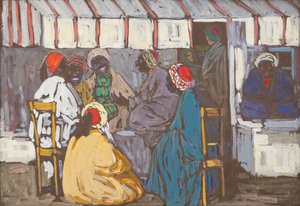 Mohrencafé, 1905 von Wassily Kandinsky
