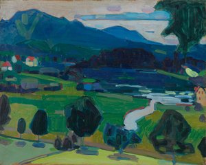 Murnau – Blick über den Staffelsee