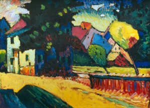 Murnau – Landschaft mit grünem Haus