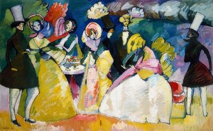Reifrockgesellschaft von Wassily Kandinsky