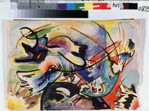 Rot und Schwarz von Wassily Kandinsky