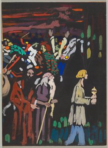 Studie zu „Panik“ von Wassily Kandinsky