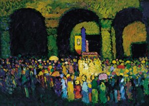 Die Ludwigskirche in München, 1908 von Wassily Kandinsky
