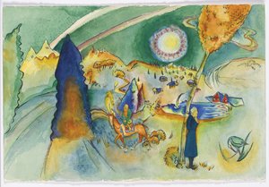 Aquarell für Poul Bjerre