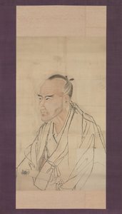 Skizze für das Porträt von Tachihara Suiken, 19. Jahrhundert von Watanabe Kazan