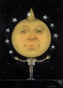 Jonglierender Vollmond von Wayne Anderson