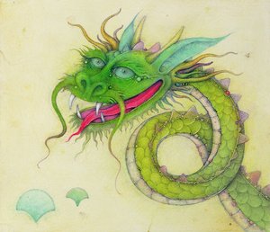 Der blauohrige Drache, 2000 von Wayne Anderson