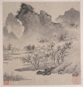 Acht Lieder der Xiao- und Xiang-Flüsse von Wen Zhengming