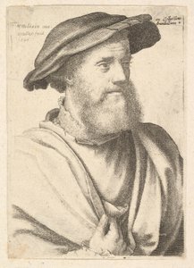Ein bärtiger Mann nach Hans Holbein, 1646