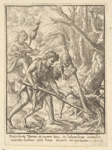Adam pflügt aus dem Totentanz
