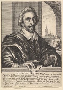 Adriaen van de Venne, 1649 von Wenceslaus Hollar