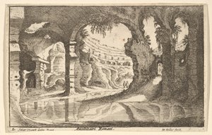 Amphitiatri Romani, ca. 1650 von Wenceslaus Hollar