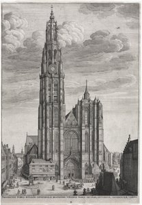 Kathedrale von Antwerpen von Wenceslaus Hollar