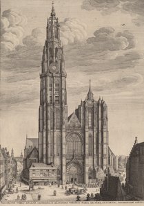 Kathedrale von Antwerpen von Wenceslaus Hollar