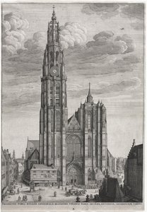 Kathedrale von Antwerpen von Wenceslaus Hollar