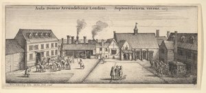 Arundel House von Norden, 1646