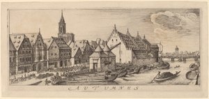Herbst: Der Weinmarkt von Wenceslaus Hollar