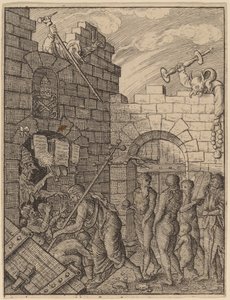Abstieg in die Hölle von Wenceslaus Hollar