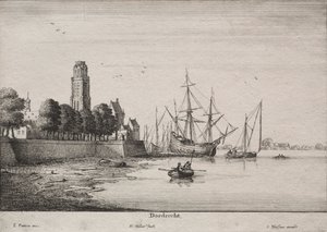 Dordrecht von Wenceslaus Hollar
