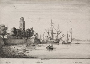 Dordrecht von Wenceslaus Hollar