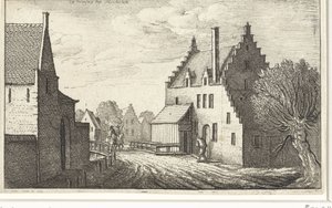 Dorfstraße in Hemsen bei Mechelen