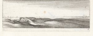 Dünen bei Naarden von Wenceslaus Hollar