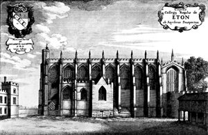 Kapelle des Eton College von Wenceslaus Hollar