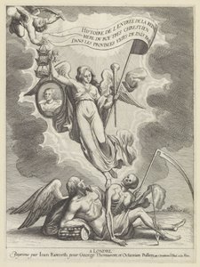 Ruhm besiegt die Zeit und den Tod von Wenceslaus Hollar