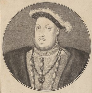 Heinrich VIII. König von England, 1647 von Wenceslaus Hollar