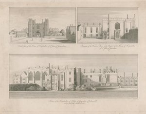 Haus der Hospitaliter des Heiligen Johannes von Jerusalem, Clerkenwell von Wenceslaus Hollar
