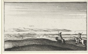 Landschaft mit Blick auf die Isle of Wight