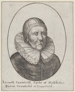 Lionell Cranfield, Earl of Middlesex, Baron Cranfield of Cranfield, 1644 von Wenceslaus Hollar