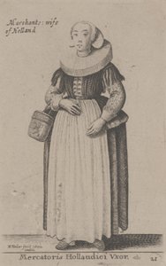 Kaufmannsfrau von Holland (Mercatoris Hollandici Uxor) von Wenceslaus Hollar