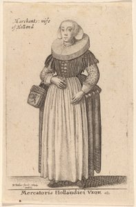 Mercatoris Hollandici Vxor von Wenceslaus Hollar