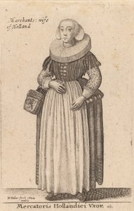 Mercatoris Hollandici Vxor von Wenceslaus Hollar