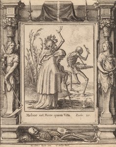 Alte Frau, 1651 von Wenceslaus Hollar