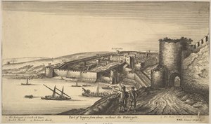Teil von Tanger von oben, 1670