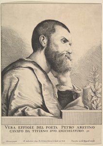 Pietro Aretino von Wenceslaus Hollar