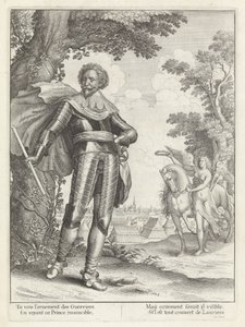 Porträt von Friedrich Heinrich, Prinz von Oranien von Wenceslaus Hollar
